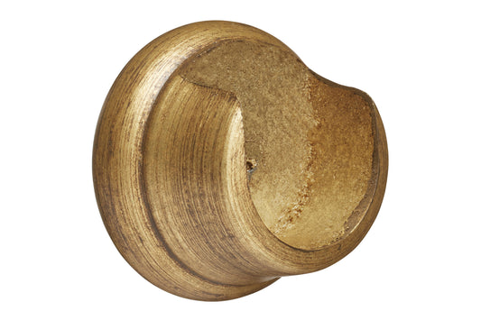 Hallis Museum 35mm Wooden Curtain Pole Recess Bracket - Antique Gilt