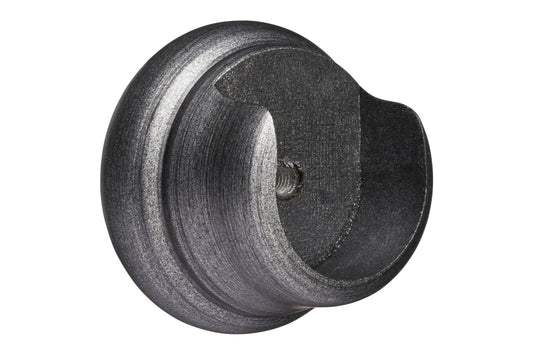 Hallis Museum 35mm Wooden Curtain Pole Recess Bracket - Satin Pewter