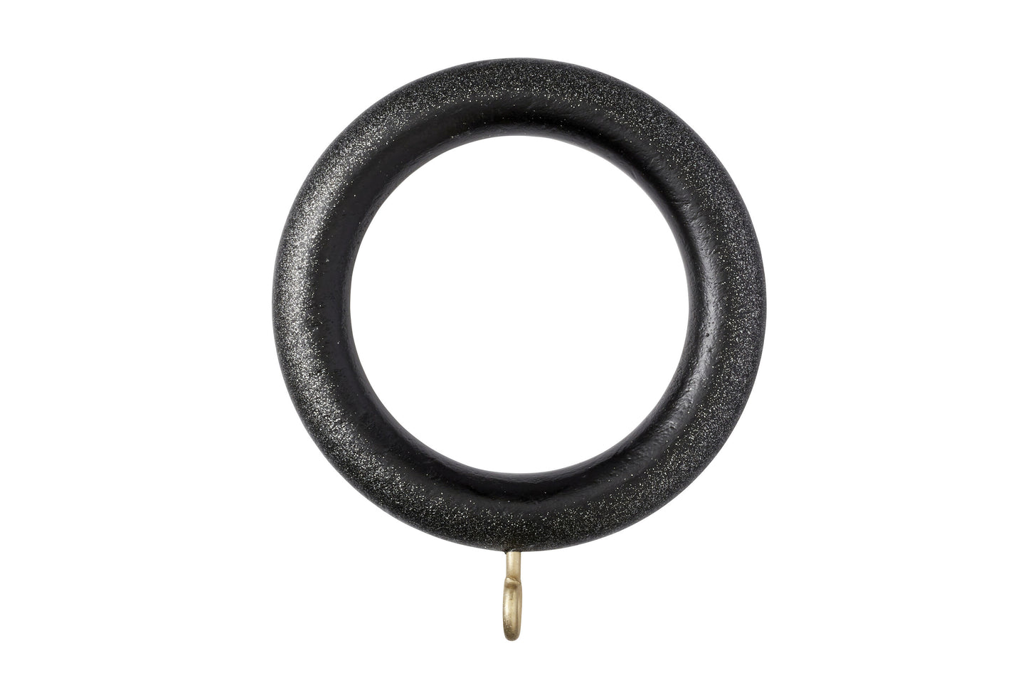 Museum 35mm Wooden Curtain Rings (Pack of 4) - Satin Pewter
