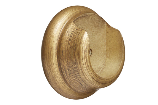 Hallis Museum 45mm Wooden Curtain Pole Recess Bracket - Antique Gilt