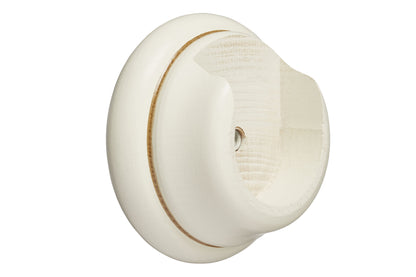 Hallis Museum 45mm Wooden Curtain Pole Recess Bracket - Antique White