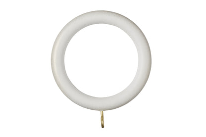 Museum 45mm Wooden Curtain Rings (Pack of 4) - Cream & Gold