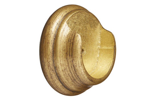 Hallis Museum 55mm Wooden Curtain Pole Recess Bracket - Antique Gilt