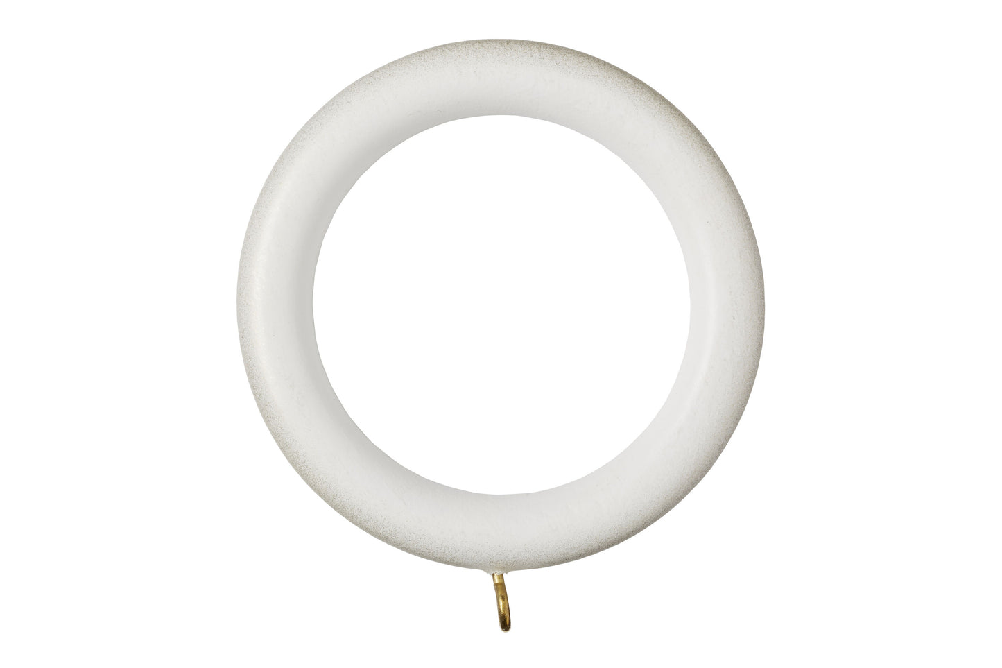 Museum 55mm Wooden Curtain Rings (Pack of 4) - Cream & Gold