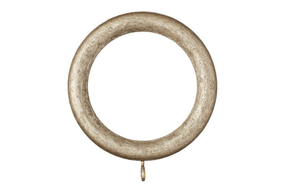 Museum 55mm Wooden Curtain Rings (Pack of 4) - Satin Oyster