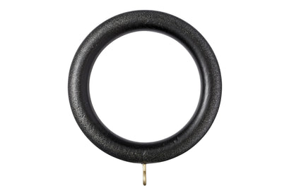 Museum 55mm Wooden Curtain Rings (Pack of 4) - Satin Pewter