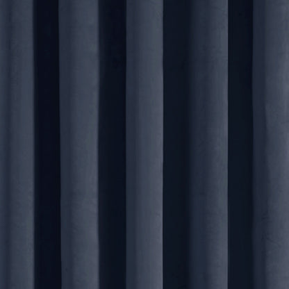 Montrose Eyelet Single Panel Door Curtain by Laurence Llewelyn-Bowen in Navy - Eyelet Single Panel Door Curtain - Laurence Llewelyn-Bowen