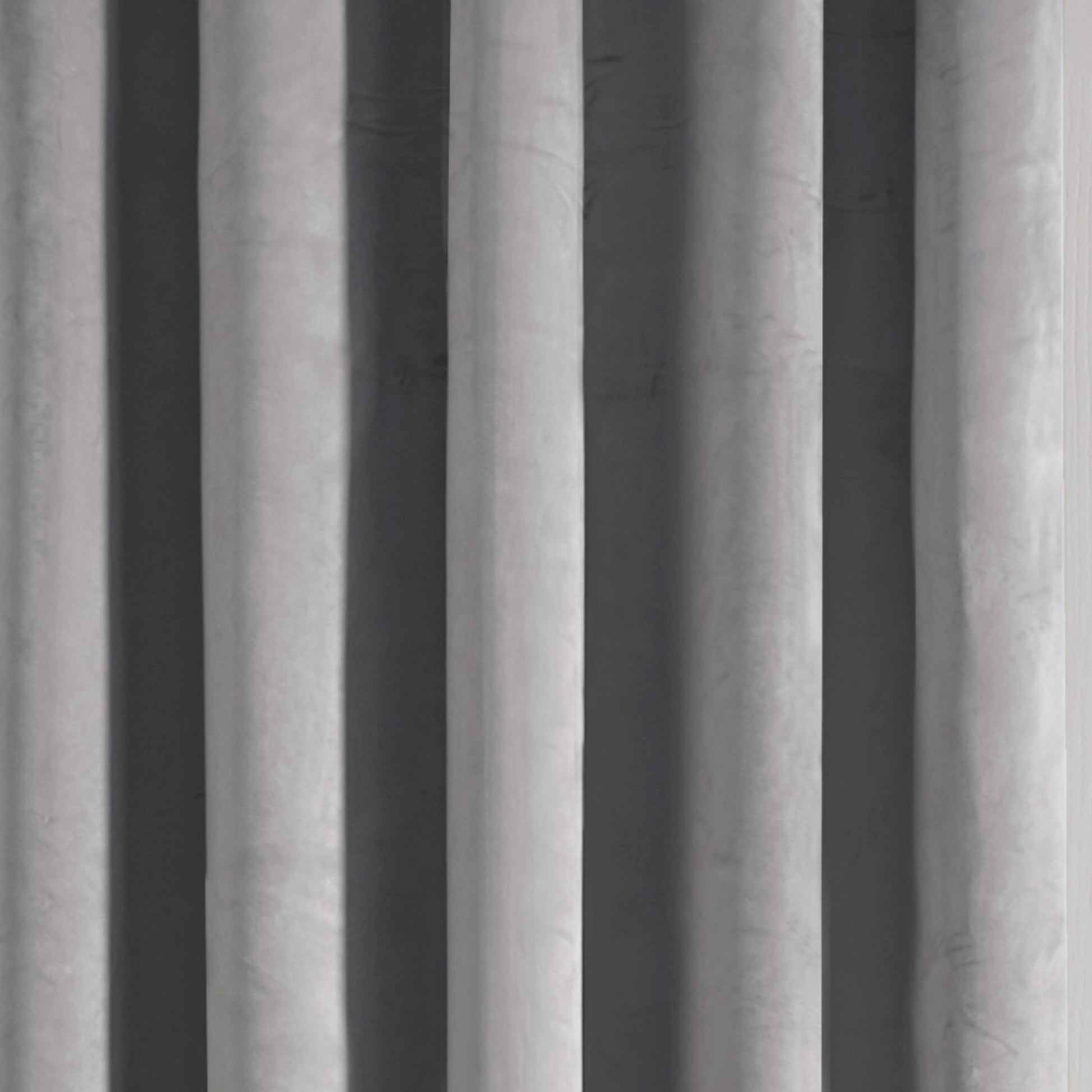 Montrose Eyelet Single Panel Door Curtain by Laurence Llewelyn-Bowen in Silver - Eyelet Single Panel Door Curtain - Laurence Llewelyn-Bowen