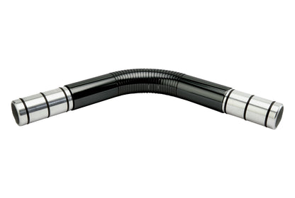 Hallis Neo 28mm Bendable Metal Curtain Pole Corner Joint - Black Nickel