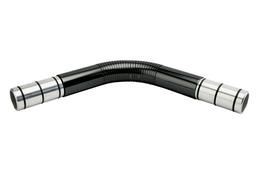 Hallis Neo 28mm Bendable Metal Curtain Pole Corner Joint - Black Nickel