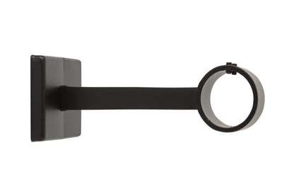 Hallis Neo 28mm Metal Curtain Pole Centre Bracket - Matt Black