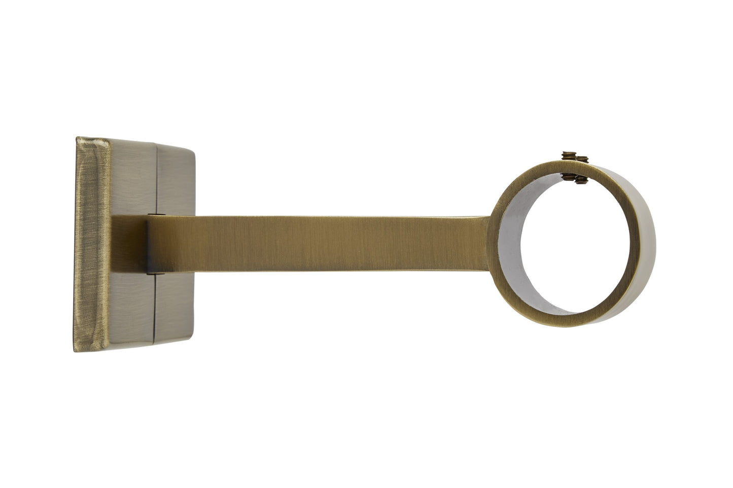 Hallis Neo 28mm Metal Curtain Pole Centre Bracket - Spun Brass