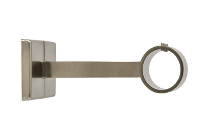 Hallis Neo 28mm Metal Curtain Pole Centre Bracket - Stainless Steel