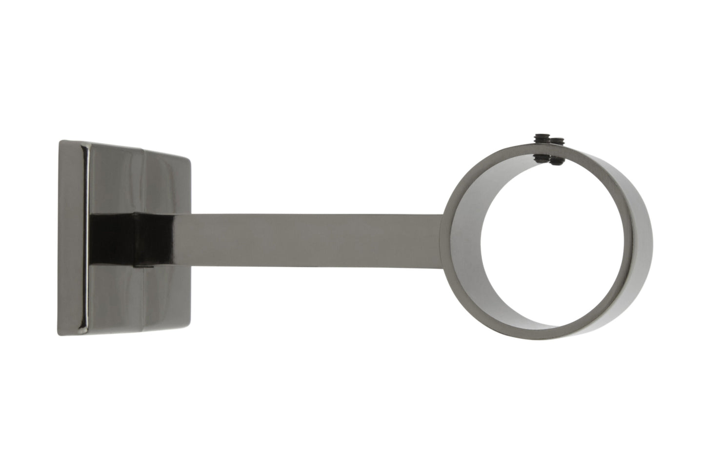 Hallis Neo 35mm Metal Curtain Pole Centre Bracket - Black Nickel
