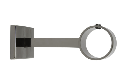 Hallis Neo 35mm Metal Curtain Pole Centre Bracket - Black Nickel