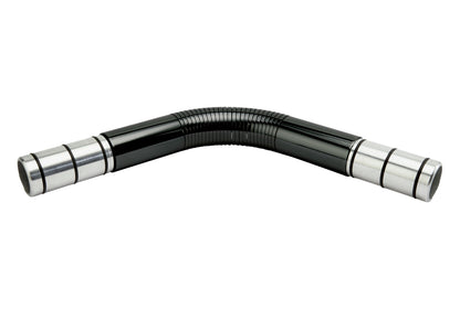 Hallis Neo 35mm Bendable Metal Curtain Pole Corner Joint - Black Nickel