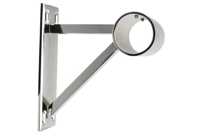 Hallis Neo 35mm Metal Curtain Pole End Bracket - Chrome