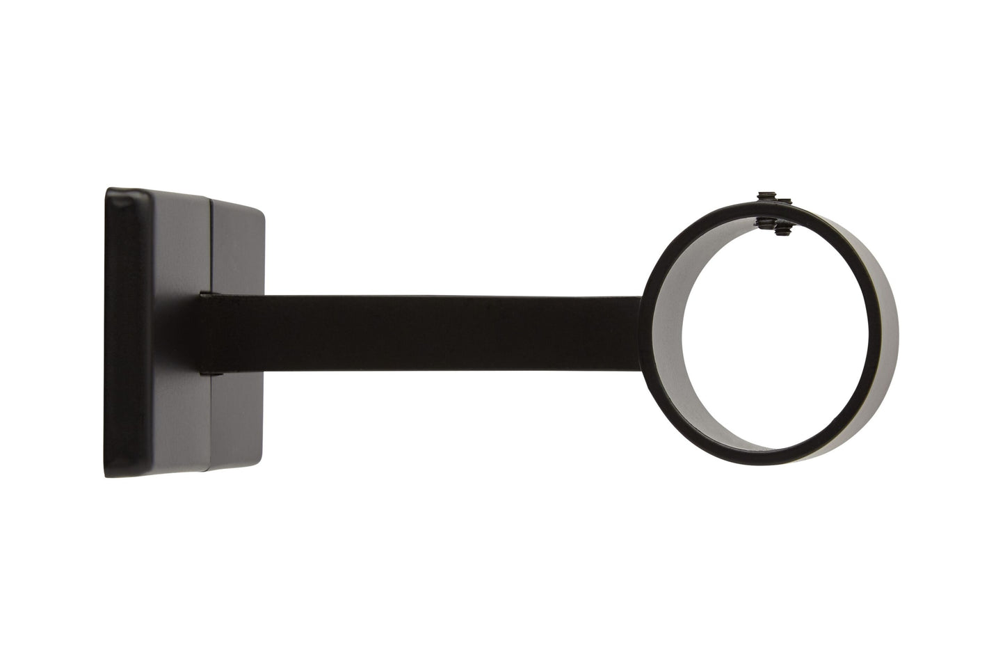 Hallis Neo 35mm Metal Curtain Pole Centre Bracket - Matt Black