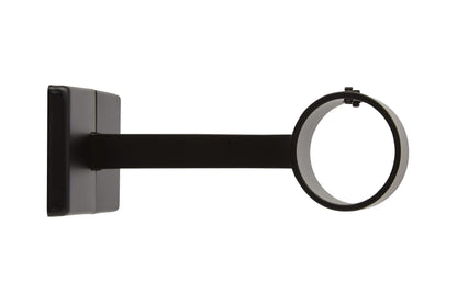 Hallis Neo 35mm Metal Curtain Pole Centre Bracket - Matt Black