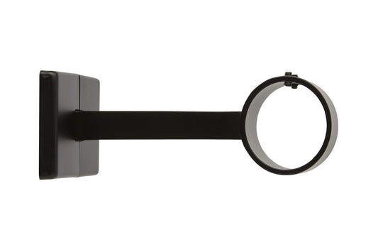 Hallis Neo 35mm Metal Curtain Pole Centre Bracket - Matt Black