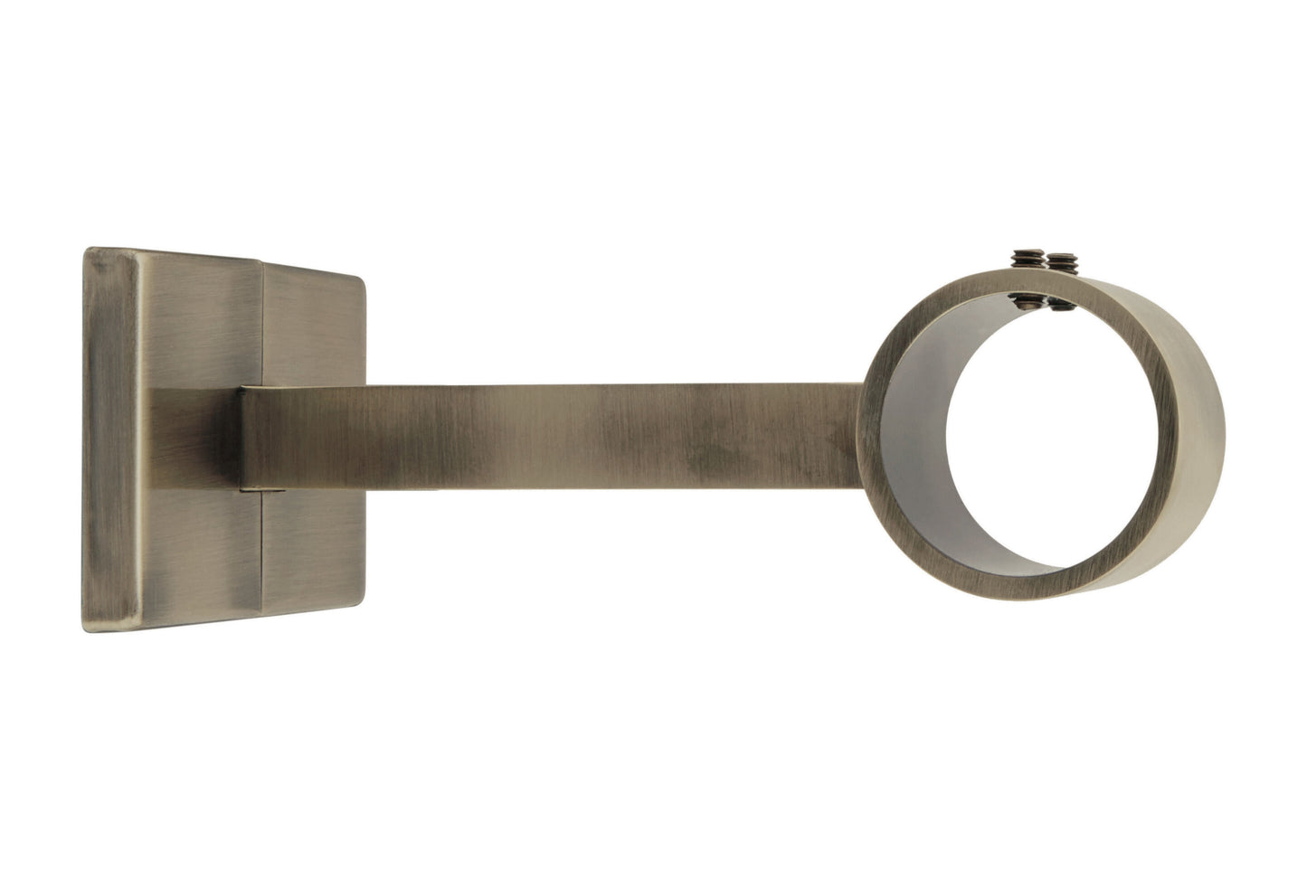 Hallis Neo 35mm Metal Curtain Pole Centre Bracket - Spun Brass
