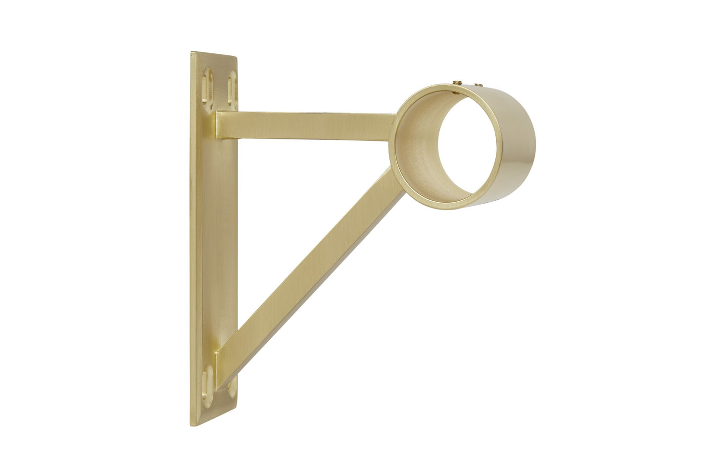 Hallis Neo 35mm Metal Curtain Pole End Bracket - Gold