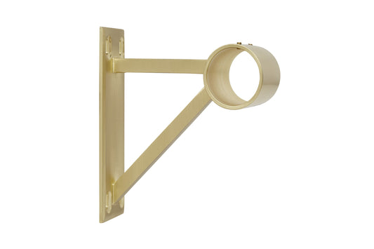Hallis Neo 35mm Metal Curtain Pole End Bracket - Gold