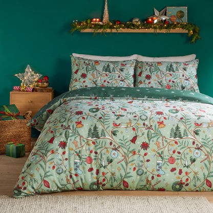 Duvet Day Noelle Duvet Cover Set - Green