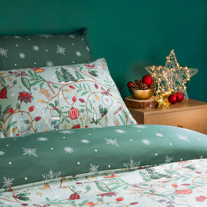 Duvet Day Noelle Duvet Cover Set - Green