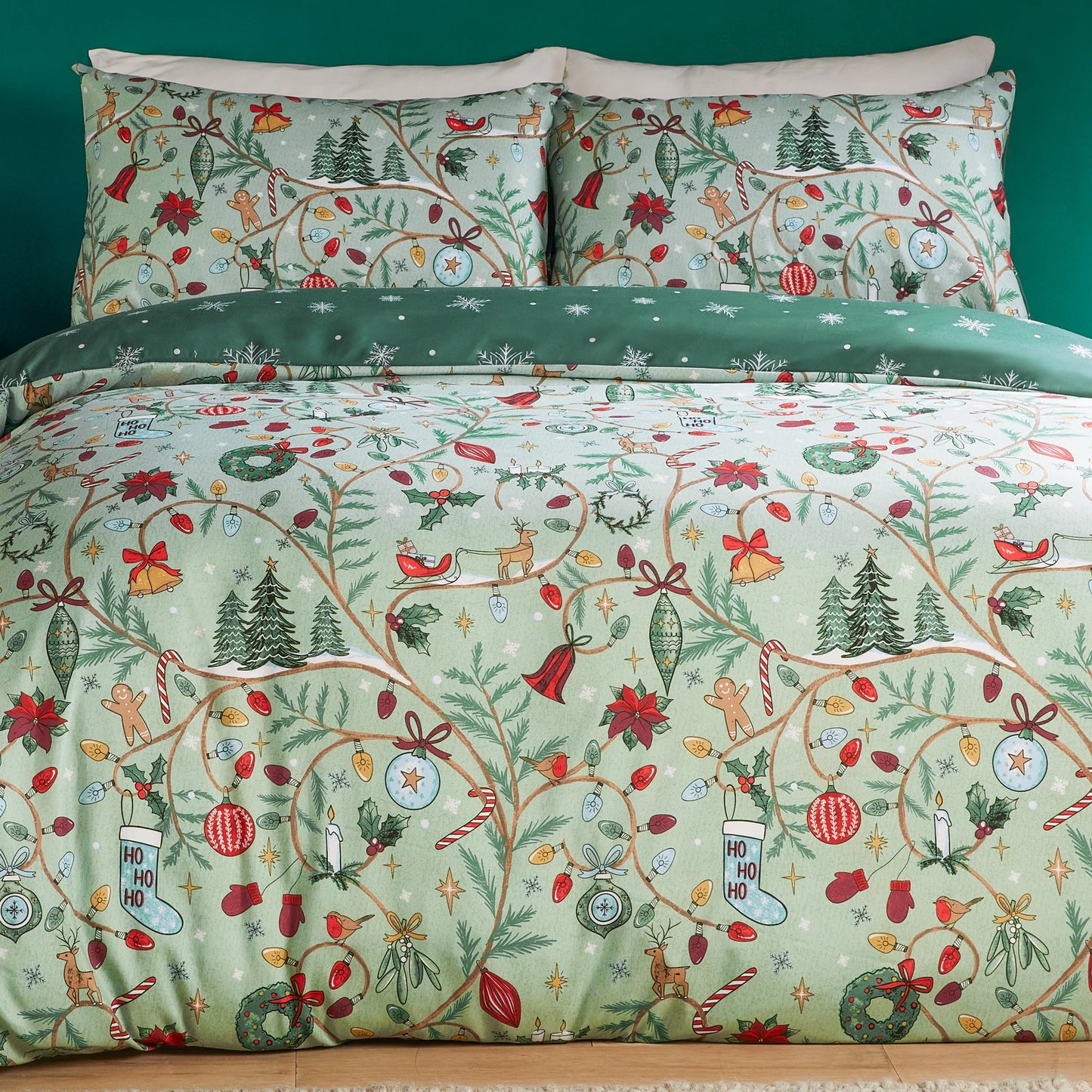 Duvet Day Noelle Duvet Cover Set - Green