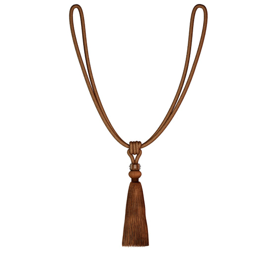 Speedy Natalie Tassel Tiebacks (Pair) - Burnt Orange