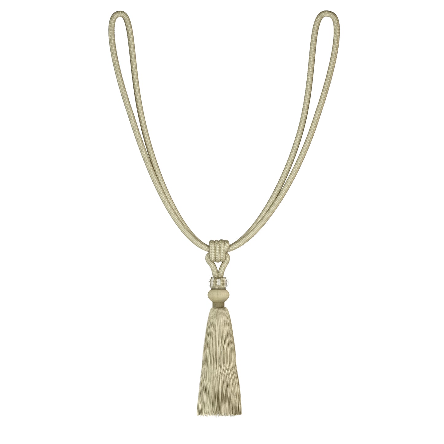 Speedy Natalie Tassel Tiebacks (Pair) - Oyster