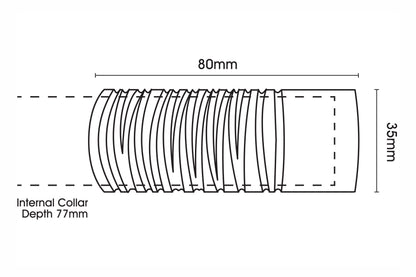 Hallis Neo Wired Barrel 28mm Metal Curtain Pole (Cylinder Brackets) - Matt Black