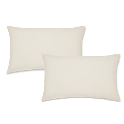 Catherine Lansfield Easy Iron Percale Fitted Sheet - Cream