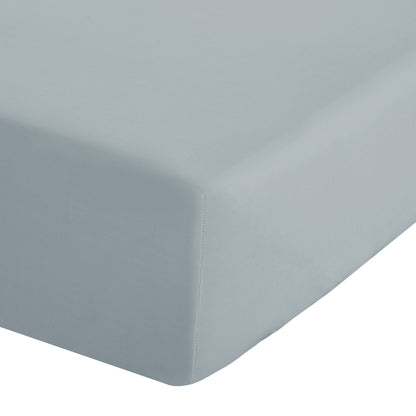 Catherine Lansfield Easy Iron Percale Fitted Sheet - Duck Egg
