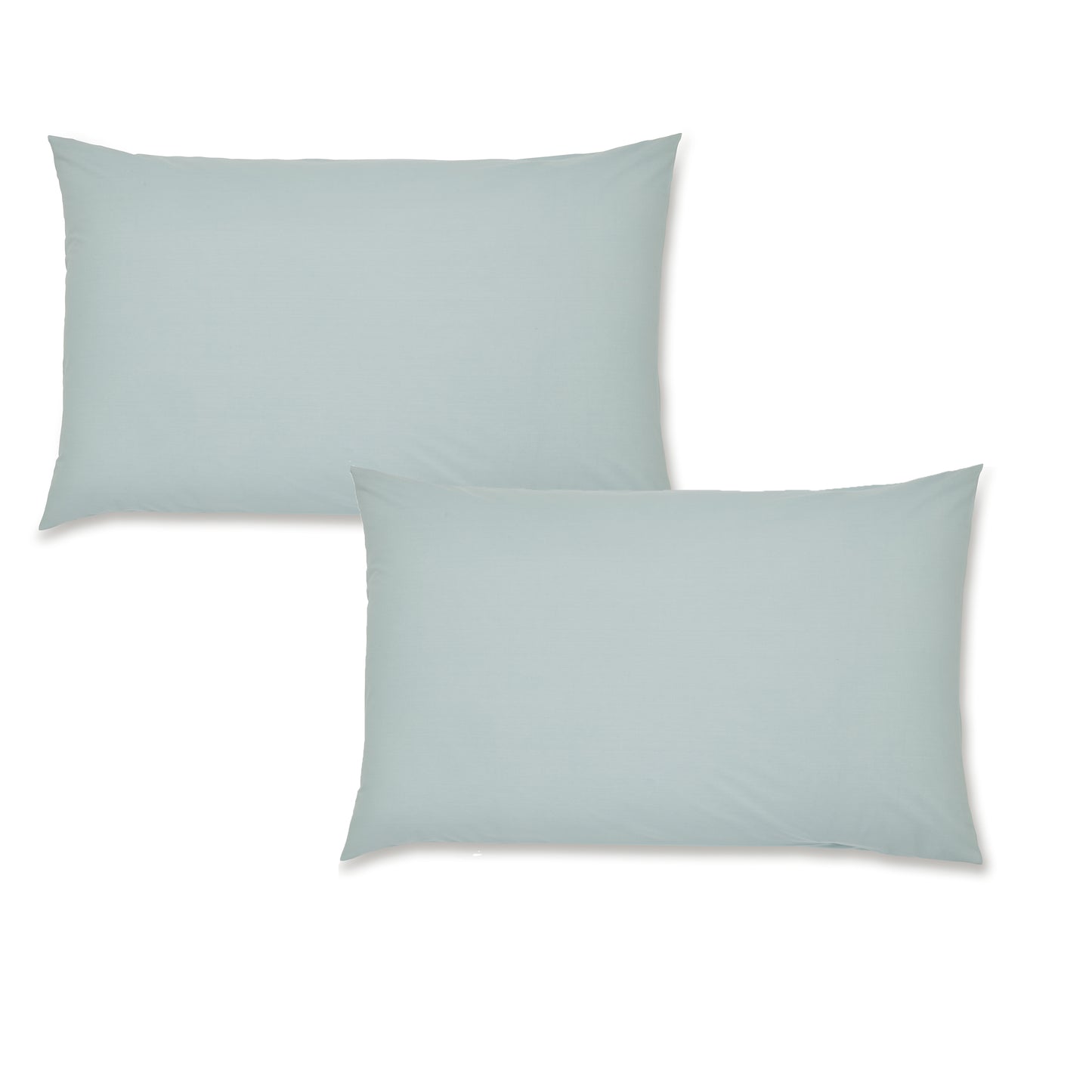 Catherine Lansfield Easy Iron Percale Fitted Sheet - Duck Egg