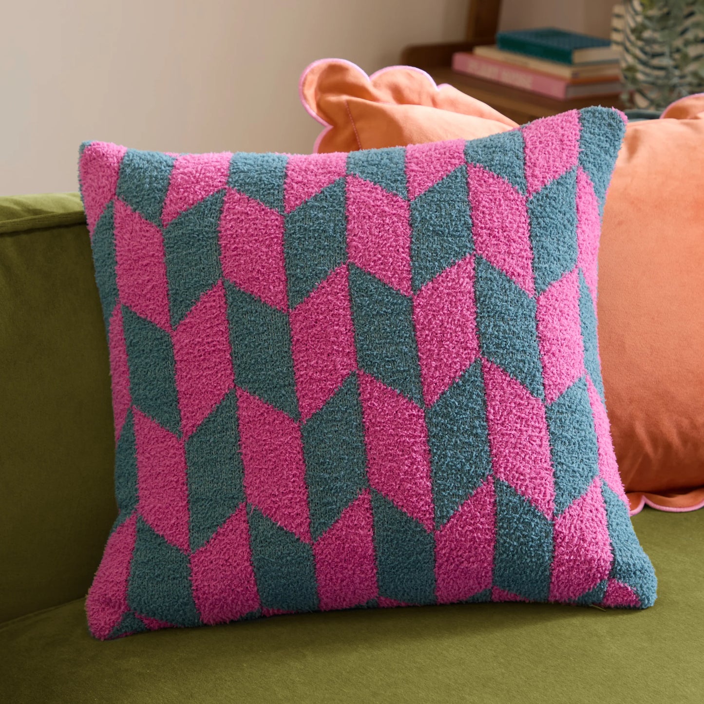 Furn Olsen Cushion - Retro Pink