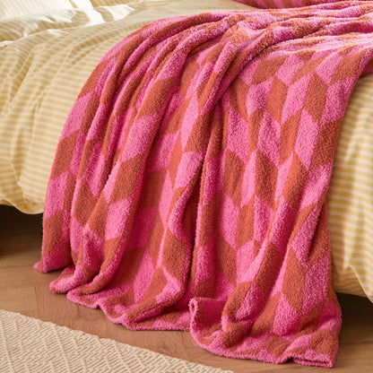 Furn Olsen Throw - Pink Pop