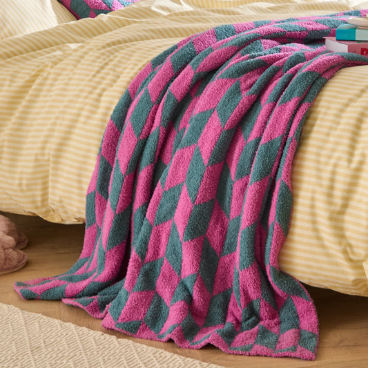Furn Olsen Throw - Retro Pink