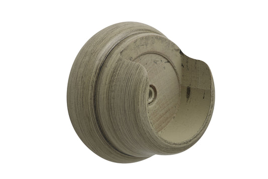 Hallis Origins 45mm Wooden Recess Bracket - Millstone Grey