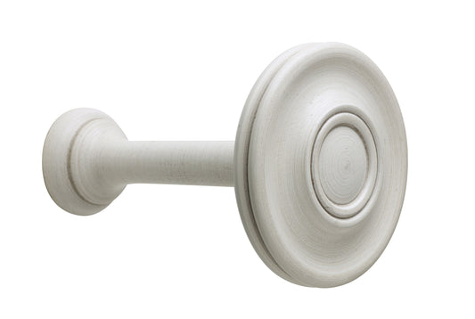 Origins Wooden Curtain Holdbacks (Pair) - Chalk Stone