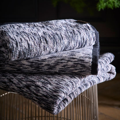 Orion Towels in Black - Towels - Laurence Llewelyn-Bowen