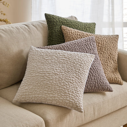 Yard Pebble Cushion - Lichen