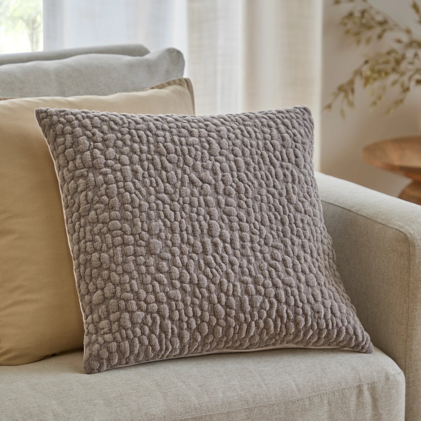 Yard Pebble Cushion - Slate