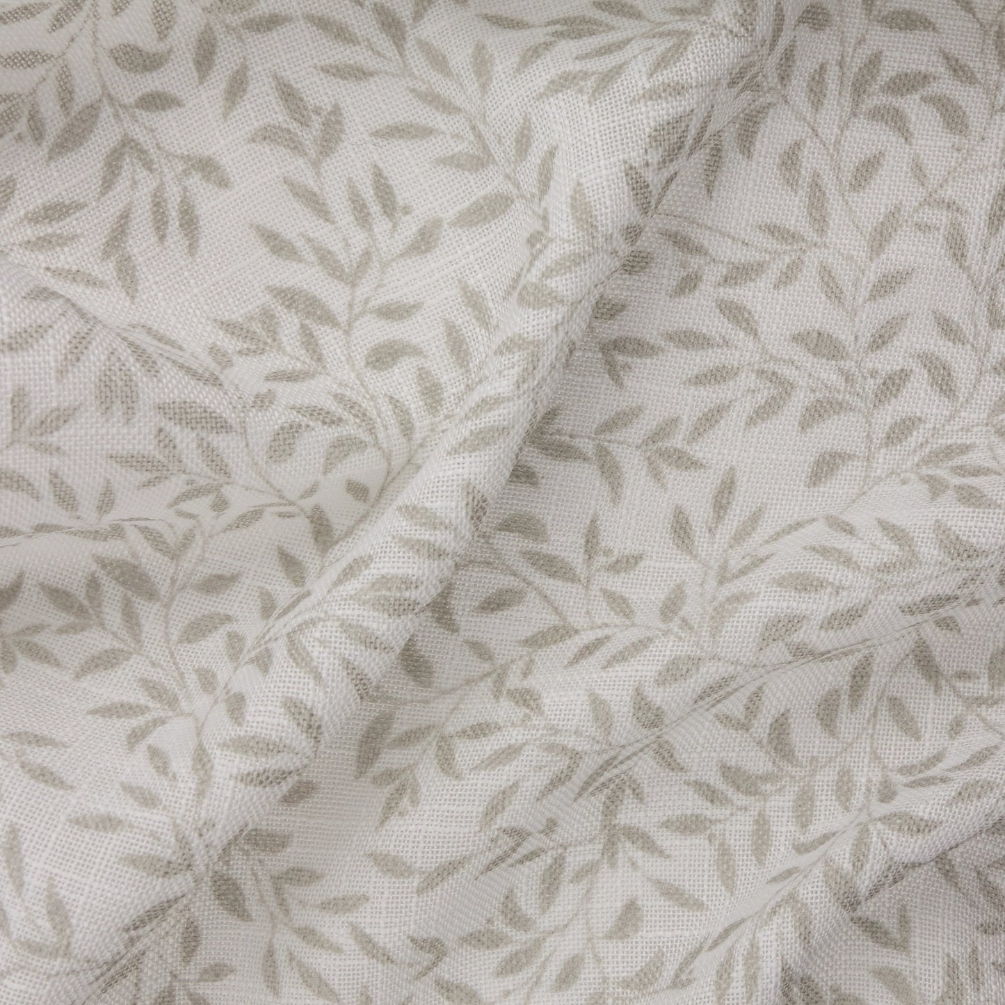 Yard Perrie Leaf Tab Top Voile Panel - Natural