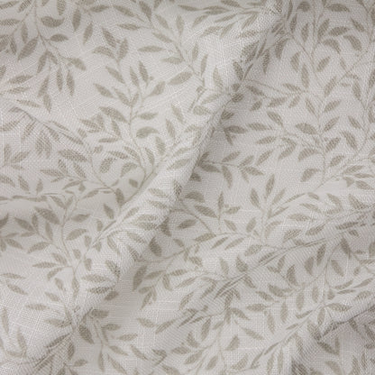 Yard Perrie Leaf Tab Top Voile Panel - Natural