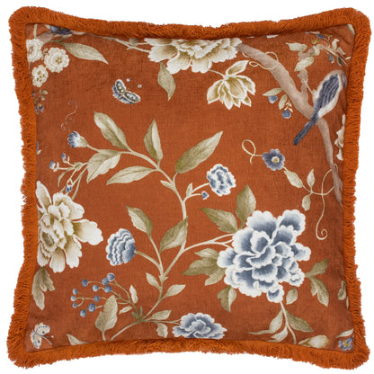 Sanderson Porcelain Garden Cushion - Rust