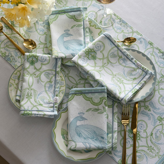 Laurence Llewelyn-Bowen Palm Court Napkin (4 Pack) - Green