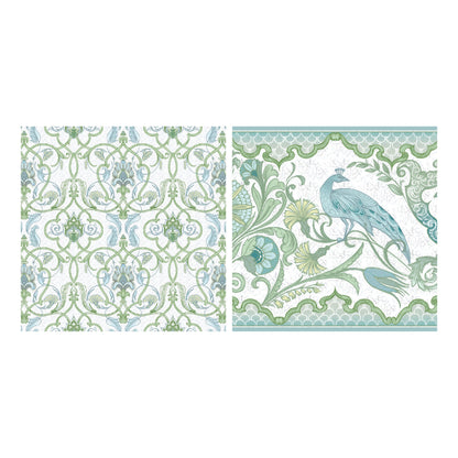 Laurence Llewelyn-Bowen Palm Court Napkin (4 Pack) - Green