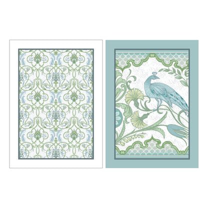 Laurence Llewelyn-Bowen Palm Court Tea Towel (2 Pack) - Green